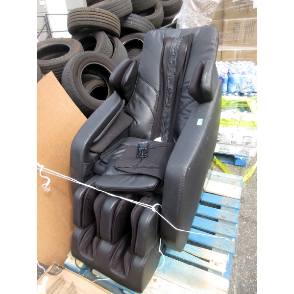 Black TruMedic Massage Chair with Controller