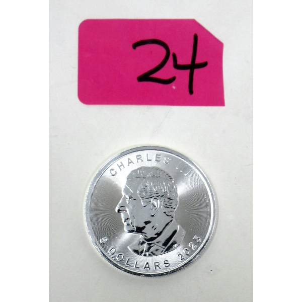 EARLY RELEASE First Mint 1 Oz .9999 Silver 2025 Maple Leaf Coin 
