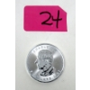 Image 1 : EARLY RELEASE First Mint 1 Oz .9999 Silver 2025 Maple Leaf Coin 