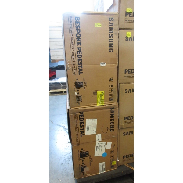 2 Samsung 27" Laundry Pedestals - Black