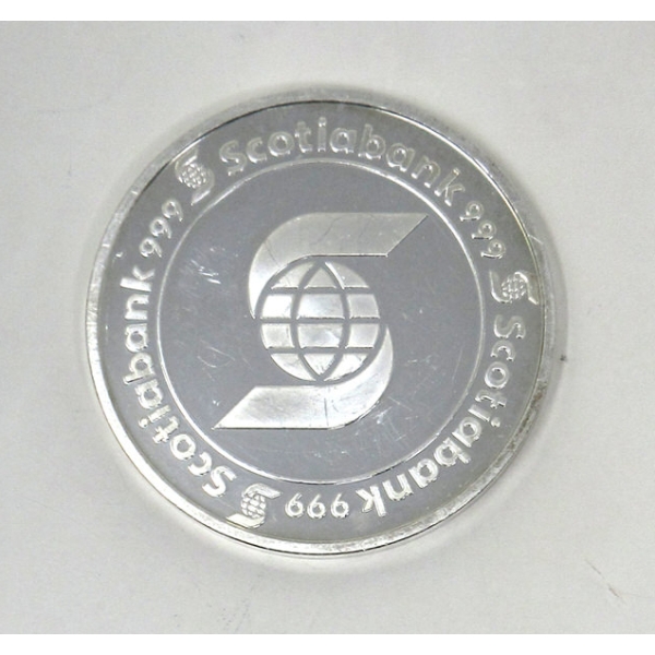 5 Oz .999 Silver Scotiabank Investor Round 