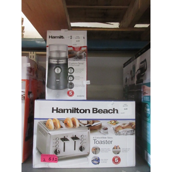 Hamilton Beach Toaster & Coffee Grinder