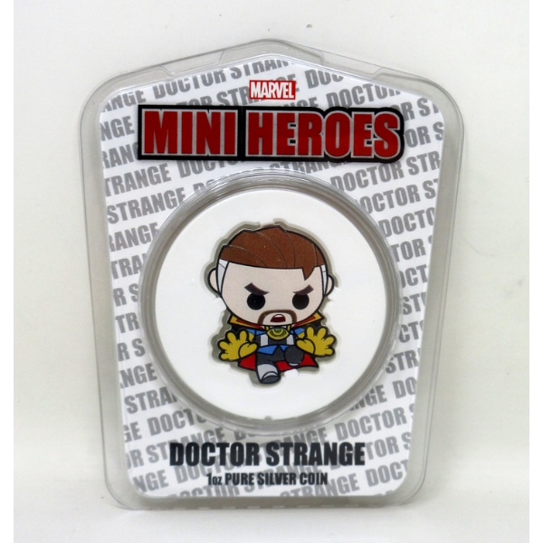 1 Oz .999 Silver 2022 Marvel Mini Heroes: Dr. Strange Coin 
