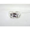 Image 4 : Three .925 Sterling Silver Crystal Gemstone Rings