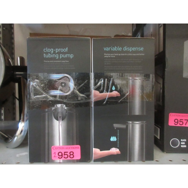 2 Simple Human Liquid Soap Sensor Pumps