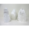 Image 1 : 3 Selenite Crystal Healing Towers - Tallest 6"
