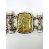 Image 3 : Tagliamonte .925 Silver & Glass Cameo Bracelet