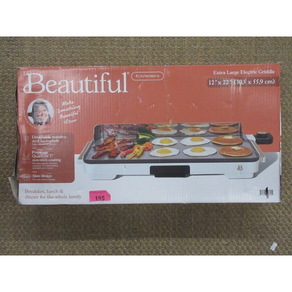 Drew Beautiful Extra Large Electric Griddle
