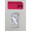 Image 1 : 1 Oz .9999 Silver Canadian PMX Bar 