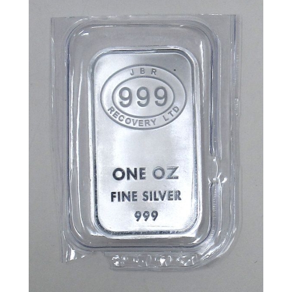 1 Oz .999 Silver JBR Ethically Sourced Bar 
