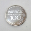Image 2 : 1991 MERCK 1 Troy Oz. .999 Silver Round