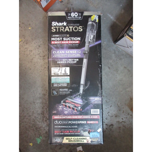 Shark Stratos Cordless Stick Vac in Box