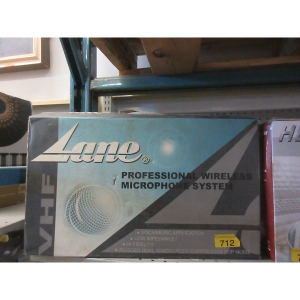 Lane Professional Wireless Microphone System