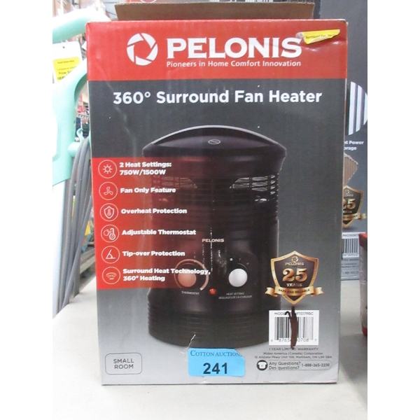 Pelonis 360 Degree Surround Fan Heater