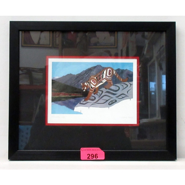 Richard Shorty Framed Print - Mountain Lion