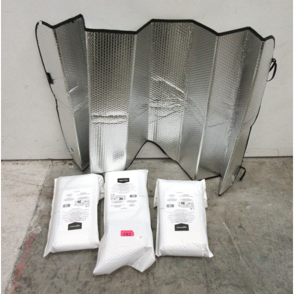 4 New UV Windshield Sun Reflectors - 28" x 44"