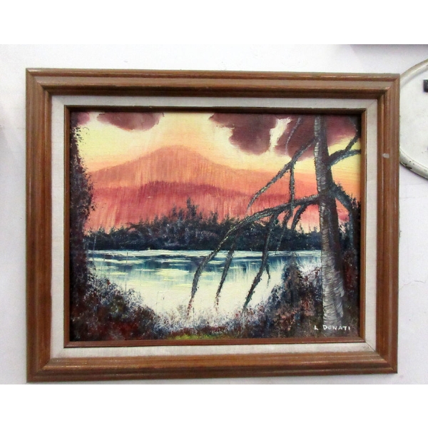 L. Donati Signed Original Paint on Board