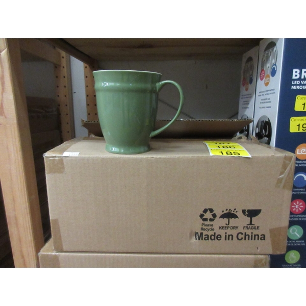 Set of 6 New Dowan 16 Oz. Ceramic Coffee Mugs