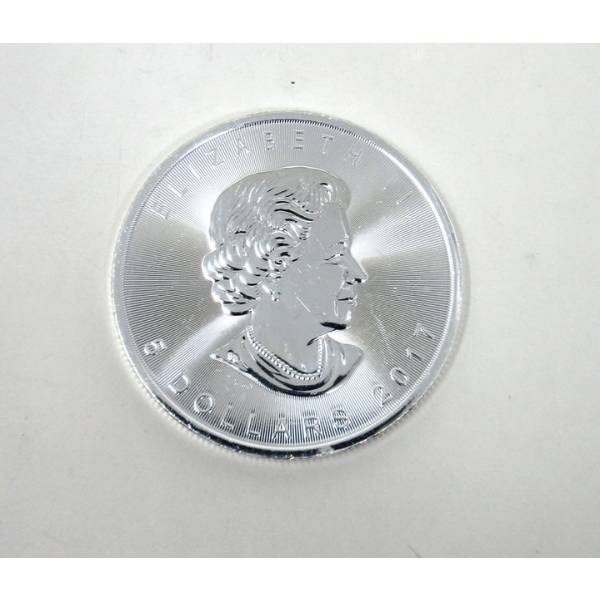 1 Oz .9999 Silver 2017 Maple Leaf Coin