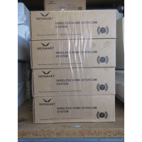 New 4 Piece Wireless Home Intercom System