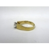 Image 3 : 14KT Yellow Gold Solitaire Diamond Ring