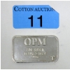 Image 1 : 1 Oz .9995 Silver OPM Bar 