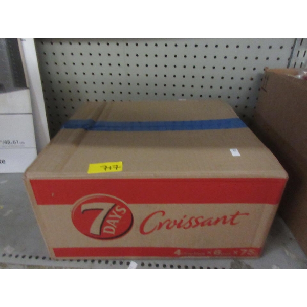 Case of 7 Days Vanilla Cream Croissants