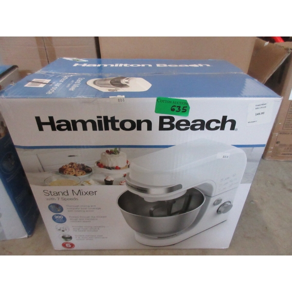White Hamilton Beach Stand Mixer - Like New
