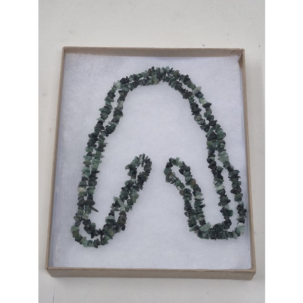 178.5 Ct Strand of Green Emeralds