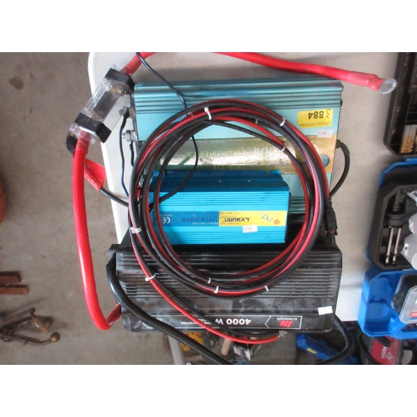 3 Assorted Power Inverters
