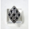 Image 1 : 1.08 CTW Sapphire & Diamond Cluster Ring 