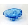Image 1 : MCM Blue Art Glass Centerpiece Bowl