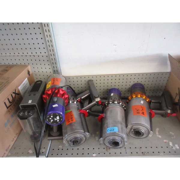 Nespresso Machine & 4 Dyson Stick Vac Motors