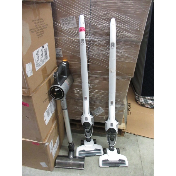 2 Eureka & 1 Dyson Cordless Vacuum - No Chargers
