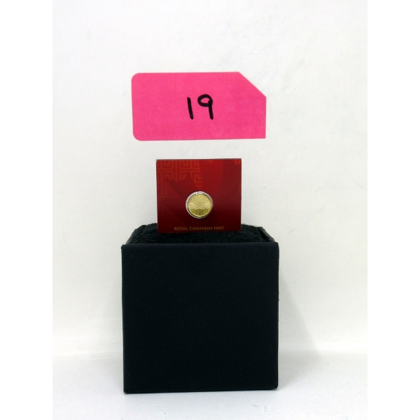 1 Gram .9999 Fine Gold 2016 Maplegram Coin 