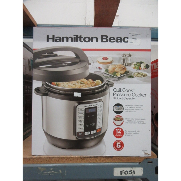 Hamilton Beach QuickCook Pressure Cooker