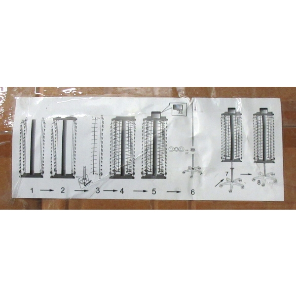 2 Spinning Retail Display Racks