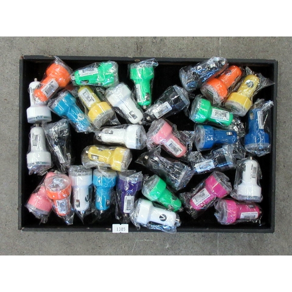 30 New USB Car Chargers for Cigarette Lighters