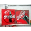 Image 1 : 2 Corrugated Cardboard Coca-Cola Signs - Double Sided