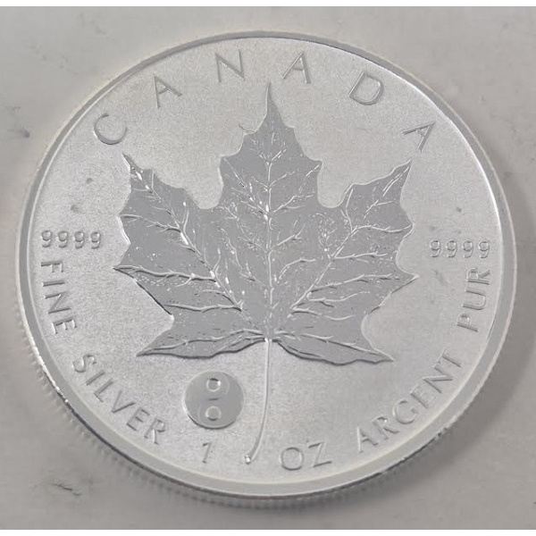 1 Oz .9999 Silver 2016 Canada Maple Leaf Coin 