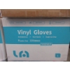 Image 1 : Case of 10 New Boxes of Vinyl Gloves - L