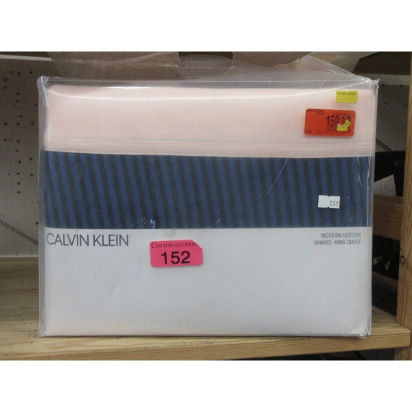 Calvin Klein King Size Duvet Cover - Modern Cotton