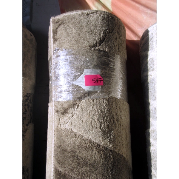 6' x 8' Brown Patterned Sculptured Area Carpet