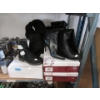 Image 1 : 7 New Pairs of Ladies Black Boots in Boxes