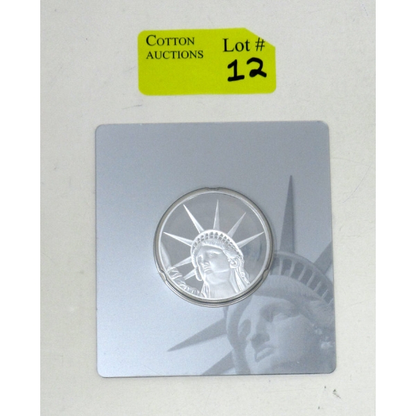 1.5 Oz .999 Silver PAMP Suisse Liberty Coin 