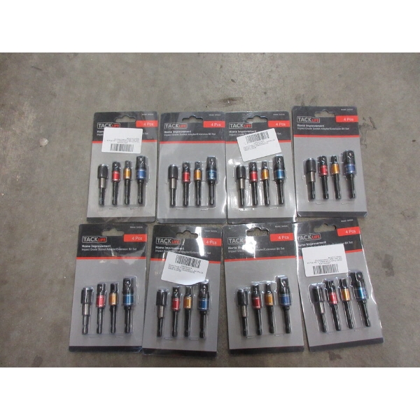 8 New Tacklife 4 Pcs. Socket Extension Bits