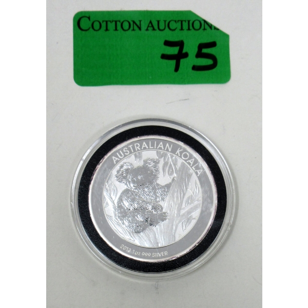 1 Oz .999 Silver 2013 Koala Coin 