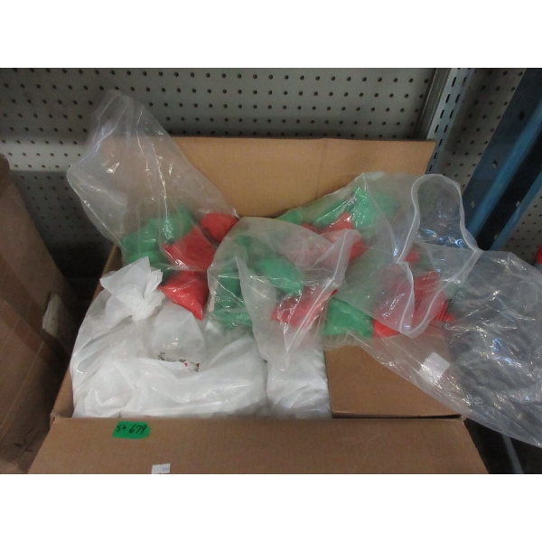 Large Lot of Bean Bags & Aerosol Can Caps