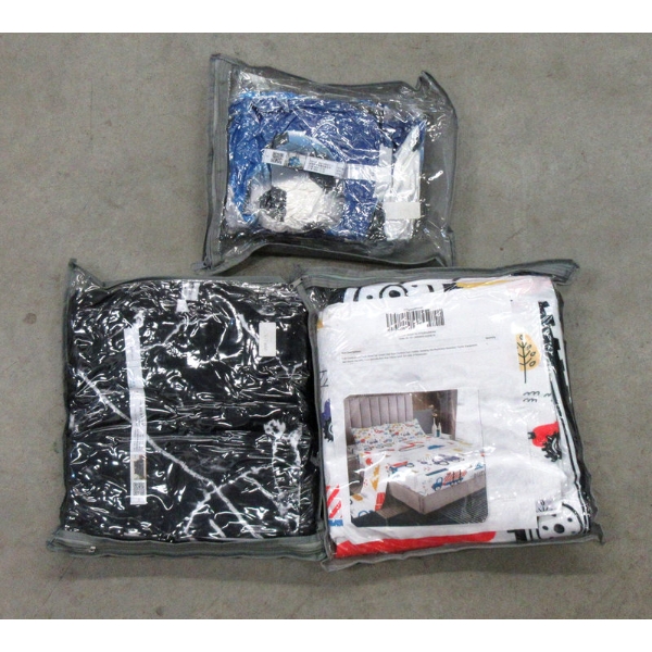 3 Assorted Twin Size Duvet Cover Sets