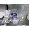 Image 1 : Villeroy & Boch Decanter, 4 Crystal Vases & 1 Compote